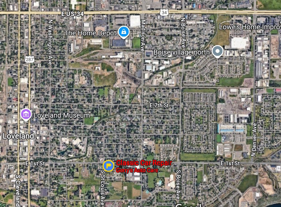 Map Error 1110 E 1St Street Loveland